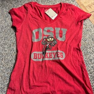 Colosseum Women's Scarlet OSU Buckeyes Tee
